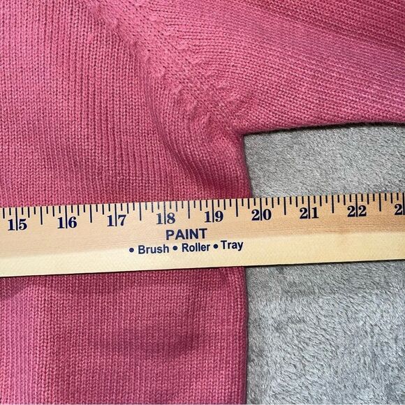 Vintage Dana Scott Pink Embroidered Floral Sweater Size S - Picture 7 of 9